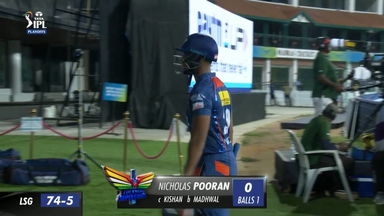 Eliminator: LSG vs MI – Nicholas Pooran Wicket