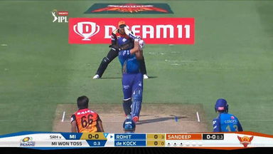 M17: MI vs SRH – Rohit Sharma Six