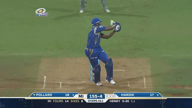 M51: MI vs KXIP – Kieron Pollard Six