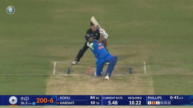 IND vs NZ 2026, 3rd ODI: Harshit Rana Six