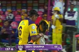 Wicket: Match 18, UP Warriorz vs Royal Challengers Bengaluru, WPL 2026: Deepti Sharma Wicket