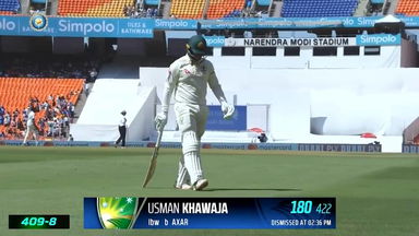 IND vs  AUS 2023, 4th Test: Usman Khawaja  Wicket