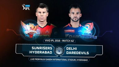 IPL 2016 M42: SRH vs DD – Match Highlights