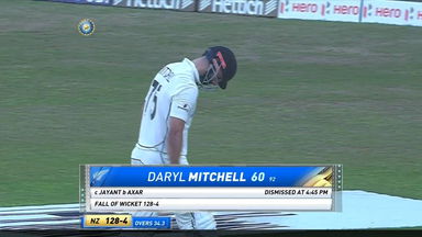 IND vs NZ 2021, 2nd Test, Day 3: Daryl Mitchell Wicket