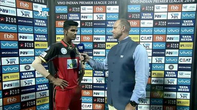 M08: RCB vs KXIP – Washington Sundar Interview