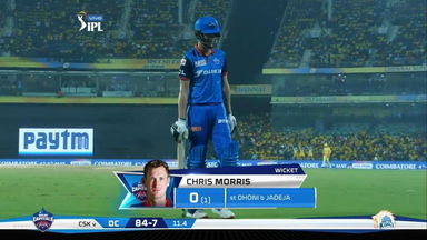 M50: CSK vs DC – Chris Morris Wicket
