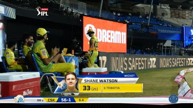 M04: RR vs CSK – Shane Watson Wicket