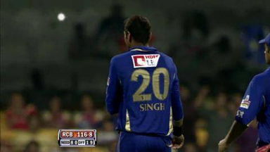 Match 18 RCB vs RR – Kumar's Wicket