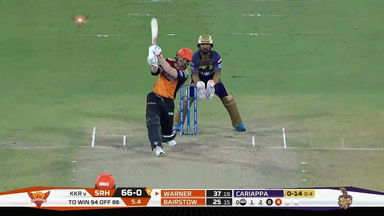 M38: SRH vs KKR – David Warner Six