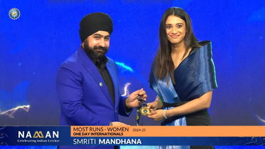 BCCI Naman Awards: Highest Run Getter in One Day Internationals (Women) 2024-25