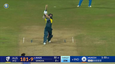 IND vs AUS 2023-24, 2ND T20I: Matthew Wade Six