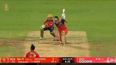 IPL 2025 M34: RCB vs PBKS - Tim David Six