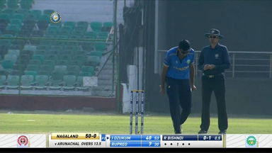Rajesh Bishnoi shines with 4/35