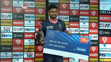 M04: RR vs CSK – Man of the Match – Sanju Samson