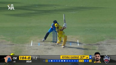M67: DC vs CSK –  Ruturaj  Gaikwad  Six