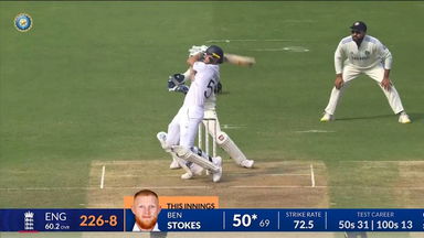 IND vs ENG 2024, 1ST Test: Ben Stokes Six