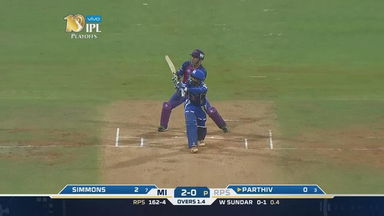 Q1: MI vs RPS – Parthiv Patel Six
