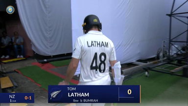 IND vs NZ 2024, 1ST Test: Tom Latham Wicket