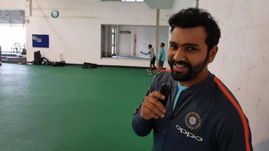 Inside Team India’s indoor nets session with The Hitman