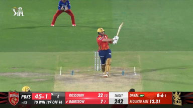 M58: PBKS vs RCB  – Jonny Bairstow Six