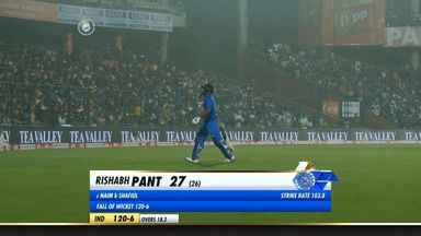 IND vs BAN 2019, 1st T20I: Rishabh Pant Wicket