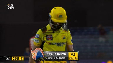 M46: CSK vs SRH – Ruturaj Gaikwad Wicket