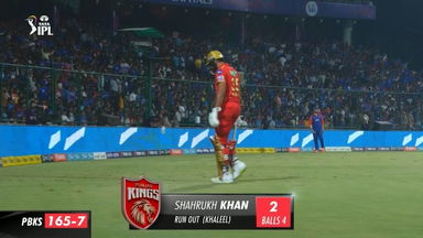 M59: DC vs PBKS – Shahrukh Khan Wicket
