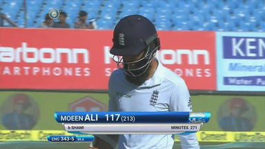 IND vs ENG 2016 - 1st Test, day 2 : Moeen Ali Wicket