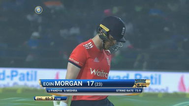 IND vs ENG 2017, 2nd T20I : Eoin Morgan Wicket