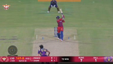 IPL 2026 M38: LSG vs KKR - Mohammad Shami Six