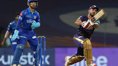 Smack & Fetch! Rana's double sixes off Kartikeya