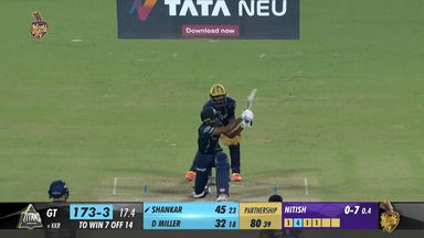M39: KKR vs GT –  Vijay Shankar  Six