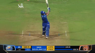 M65: MI vs SRH – Tim David Six