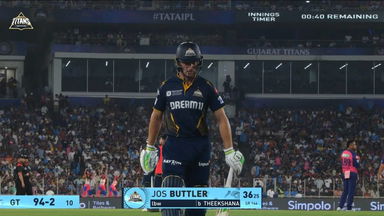 IPL 2025 M23: GT vs RR - Jos Buttler Wicket