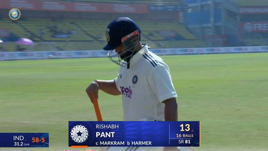 IND vs SA 2025, 2nd Test: Rishabh Pant Wicket