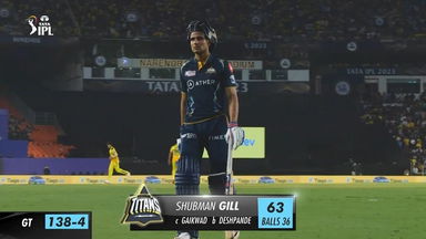 M01: GT vs CSK  – Shubman Gill Wicket