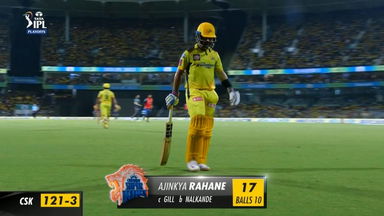 Q1: GT vs CSK – Ajinkya Rahane Wicket