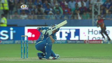 M20: MI vs SRH –  Corey Anderson Wicket