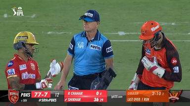 DRS times 2: When both PBKS and SRH lost a review on the same ball