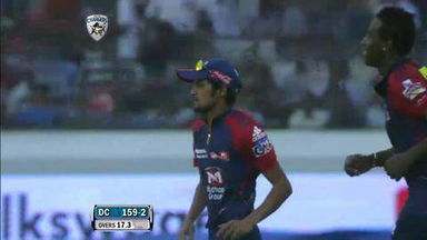 Match 55 DC vs DD – Dhawan's Wicket