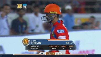 M20: GL vs RCB  –  Ishan Kishan Wicket