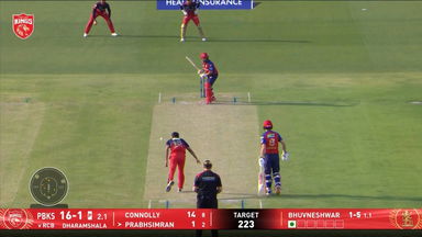 Oops! The ball slips right out of Bhuvi's hand