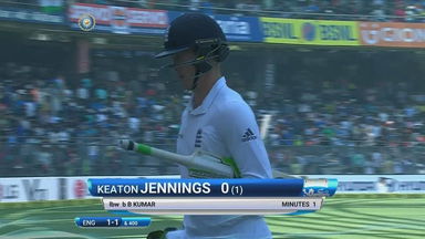 IND vs ENG 2016 - 4th Test, day 4 : Keaton Jennings Wicket