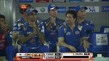 M56: SRH vs MI – Karn Sharma Wicket