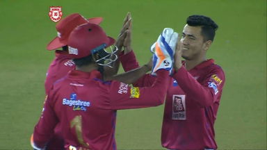 M22: KXIP vs SRH – Fall of Wickets