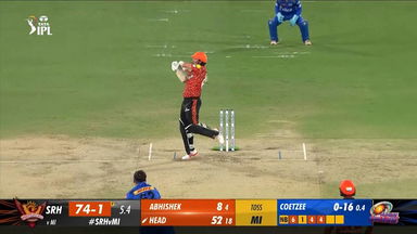 M08: SRH vs MI – Travis Head Six
