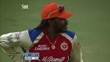 Match 71 DC vs RCB – Ashish Reddy's Wicket