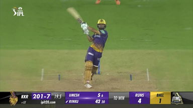 M13: GT vs KKR – Rinku Singh Six