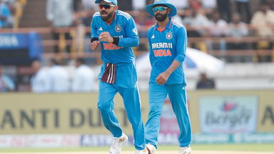 Signature slower one and another lively jig ft. Jasprit Bumrah and Virat Kohli