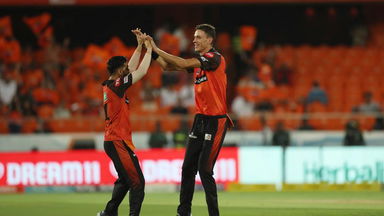 Cracking start: Jansen sends back Gurbaz, Iyer in same over